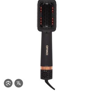 Amika double agent 2-in-1 straightening blow dryer brush